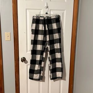 Plaid pajama pants